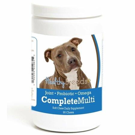 PAMPEREDPETS Pit Bull all in one Multivitamin Soft Chew - 90 Count PA3491923